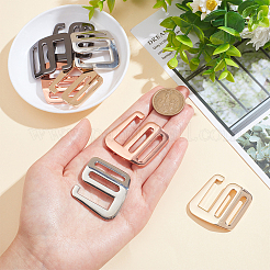 8Pcs 4 Style Alloy Slider Buckles&nbsp;FIND-WR0010-84