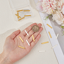 32Pcs 2 Colors  Brass Connector Charms&nbsp;FIND-BC0013-06