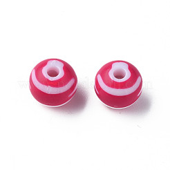 Opaque Striped Acrylic Beads&nbsp;MACR-S373-27A-03