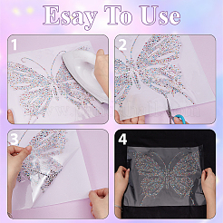 2Pcs Resin Hotfix Rhinestone&nbsp;DIY-CP0013-89B