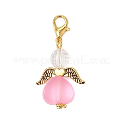 Heart Angel Acrylic Pendant Decorations&nbsp;HJEW-JM03566-01