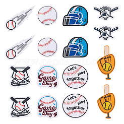 16Pcs 8 Styles Computerized Embroidery Cloth Iron on/Sew on Patches&nbsp;DIY-TA0012-13