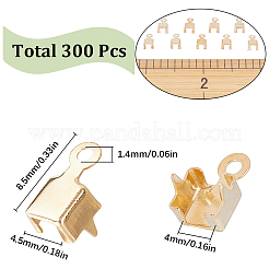 真鍮ペンダントラインストーンセッティング300個  スクエアチャーム  ゴールドカラー  トレイ：4mm  8.5x4.5mm  穴：1.4mm&nbsp;KK-SC0004-56G
