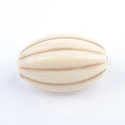Oval Plating Acrylic Beads&nbsp;PACR-Q102-08A