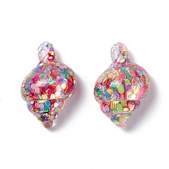 Transparent Resin Cabochons&nbsp;RESI-I039-08