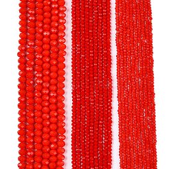 Opaque Solid Color Imitation Jade Glass Beads Strands&nbsp;EGLA-A044-P6mm-D22