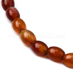 Natural Red Agate Beads Strands&nbsp;G-F801-F01-01A