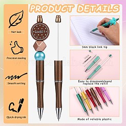 DIY Flower/Hound Silicone & ABS Plastic Beadable Pen Making Kits&nbsp;DIY-SZ0010-11
