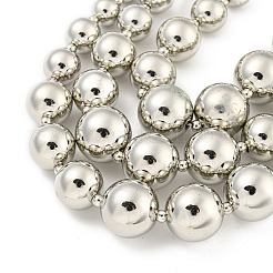 CCB Multi Layer Geometric Metal Round Bead Necklaces&nbsp;NJEW-K261-10P