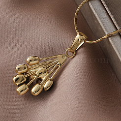 316 Surgical Stainless Steel Enamel White and Black Balloon Pendant Necklaces for Women&nbsp;GY8430