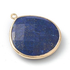Natural Lapis Lazuli Pendants&nbsp;G-B009-07G-C