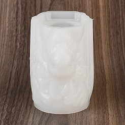 クリスマス DIY シリコンキャンドル型  レジン型  UVレジン用  エポキシ樹脂工芸品作り  鹿  88x68x94mm  内径：80x58x84mm&nbsp;AJEW-U014-02B
