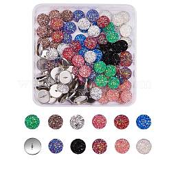 110Pcs 11 Colors Resin Cabochons&nbsp;DIY-SZ0002-17