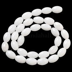 Natural White Jade Beads Strands&nbsp;G-B106-B19-01