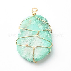 Natural Chrysoprase Pendants&nbsp;PALLOY-JF00871