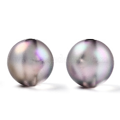 Transparent Frosted Acrylic Beads&nbsp;FACR-CJC0007-01