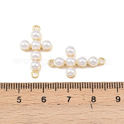 Cross Brass Connector Charms&nbsp;KK-P339-16G