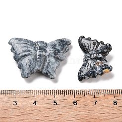 天然瑪瑙の彫刻ビーズ  蝶  垂直に掘削された  16.5~30.5x21~43.5x4~6mm  穴：0.6mm&nbsp;G-K383-11