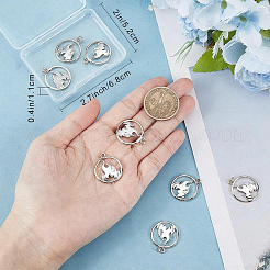 10Pcs Brass Pendants&nbsp;KK-BBC0028-51S