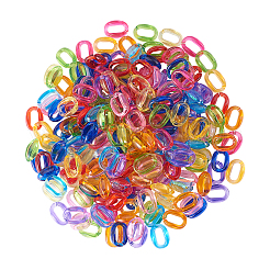 250G Transparent Acrylic Linking Rings&nbsp;TACR-CJ0001-36