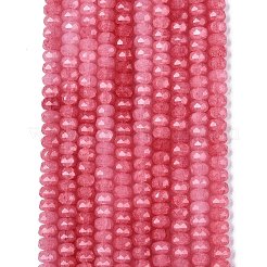 Imitation Jade Crackle Glass Beads Strands&nbsp;GLAA-N068-01A-A12