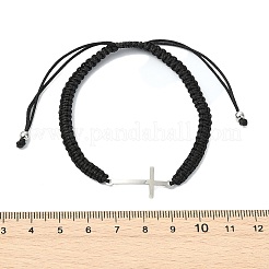 4Pcs 4 Styles Adjustable 201 Stainless Steel Link Bracelets&nbsp;BJEW-JB13790