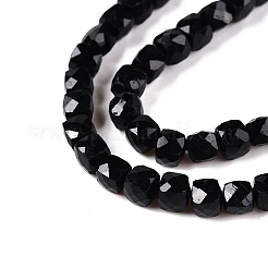 Natural Black Tourmaline Beads Strands&nbsp;G-N342-109A