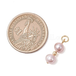 3Pcs 3 Styles Natural Cultured Freshwater Pearl Pendants&nbsp;PALLOY-JF05072