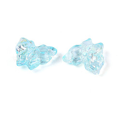 Electroplate Transparent Glass Beads Strands&nbsp;EGLA-T029-06A