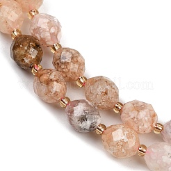 Natural Cherry Blossom Agate Beads Strands&nbsp;G-N342-149I-18