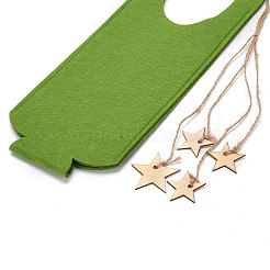 Christmas Felt Wine Bottle Cover Bag Decoration&nbsp;AJEW-F050-02A