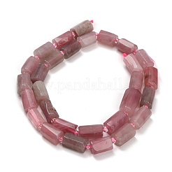 Natural Madagascar Rose Quartz Beads Strands&nbsp;GG-CBA7621-A04-01