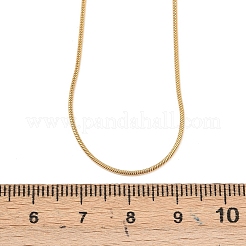 Trendy Unisex 201 Stainless Steel Snake Chain Necklaces&nbsp;NJEW-L043-06G