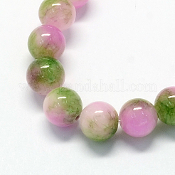 Natural Dyed Persian Jade Gemstone Bead Strands&nbsp;X-G-R271-8mm-XP25
