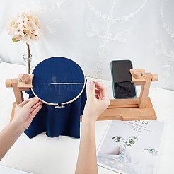 調整可能な刺繍フレームフープスタンドホルダー  ブナ材簡単操作クロスステッチサプライ  バリーウッド  58x12x18.5cm  パッキング：60.5x13.5x5.5センチメートル&nbsp;TOOL-WH0021-54