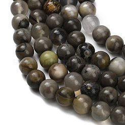 Natural Volcanic Agate Beads Strands&nbsp;X-G-G305-A01-8mm