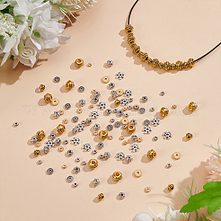 240Pcs 12 Styles Alloy & Brass & 304 Stainless Steel Spacer Beads&nbsp;FIND-ME0001-49