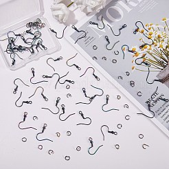 100Pcs 2 Style Earring Hooks and Open Jump Rings&nbsp;STAS-SZ0001-73