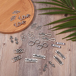 Tibetan Style Alloy Links&nbsp;TIBE-SC0002-07