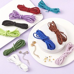 Faux Suede Cord Kit for DIY Jewelry Making Finding Kit&nbsp;DIY-FS0002-07