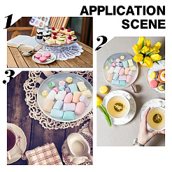 21Pcs 14 Style Mini Handmade Polymer Clay Imitation Marshmallow/Macaron Model&nbsp;DJEW-CA0001-35