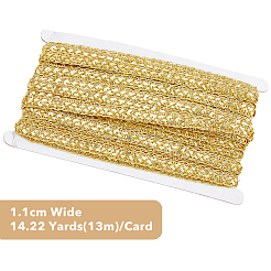 Sparkle Metallic Polyester Ribbon&nbsp;OCOR-WH0060-61B