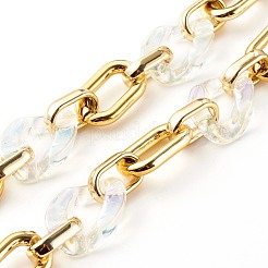 Handmade CCB Plastic Cable Chains&nbsp;AJEW-JB00957-01