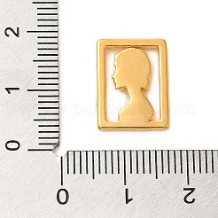Ion Plating(IP) 304 Stainless Steel Cabochons&nbsp;STAS-A100-03G