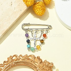 Religion Crucifix Cross Alloy Pendant Kilt Pins&nbsp;JEWB-TA00015