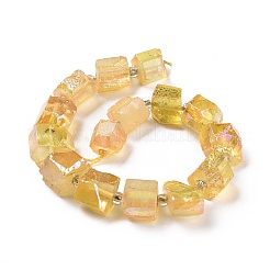 Electroplated Natural Quartz Beads Strands&nbsp;G-G767-02-12