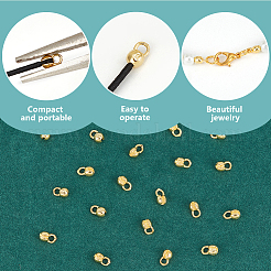 925 Sterling Silver Cord End&nbsp;DIY-BC0014-05A-G