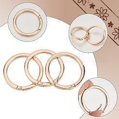 合金スプリングゲートリング3個  リング  ライトゴールド  48x5mm  内径：38mm&nbsp;FIND-BBC0002-23KCG-03