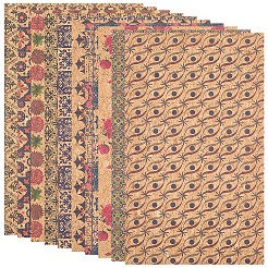 10Pcs PU Leather Fabric Sheet&nbsp;DIY-WH20007-367