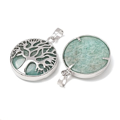 Natural Amazonite Pendants&nbsp;GG-CBA0251-10E-P